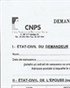 Demande de liquidation de retraite